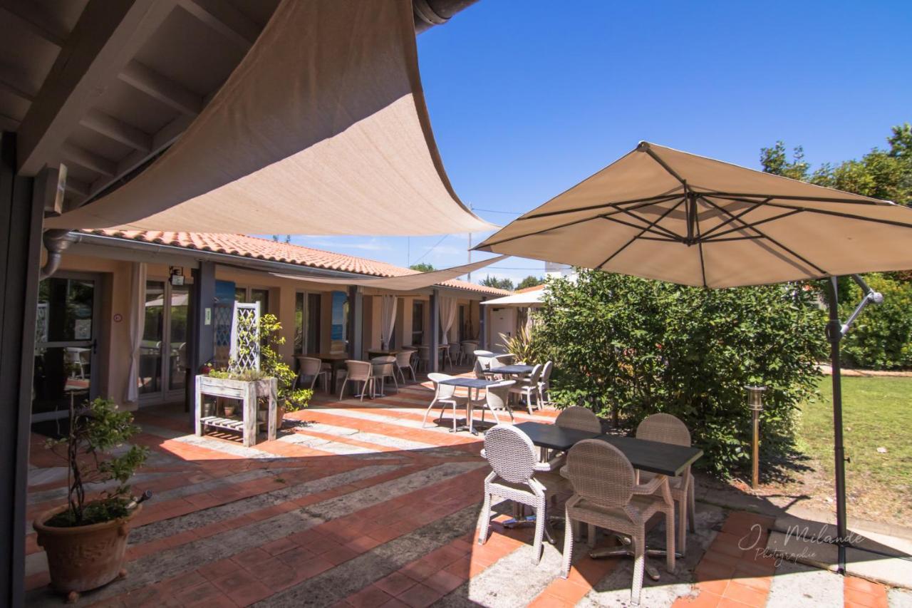 Logis Hotels - Hotel Et Restaurant L'Oceana Lanton Buitenkant foto