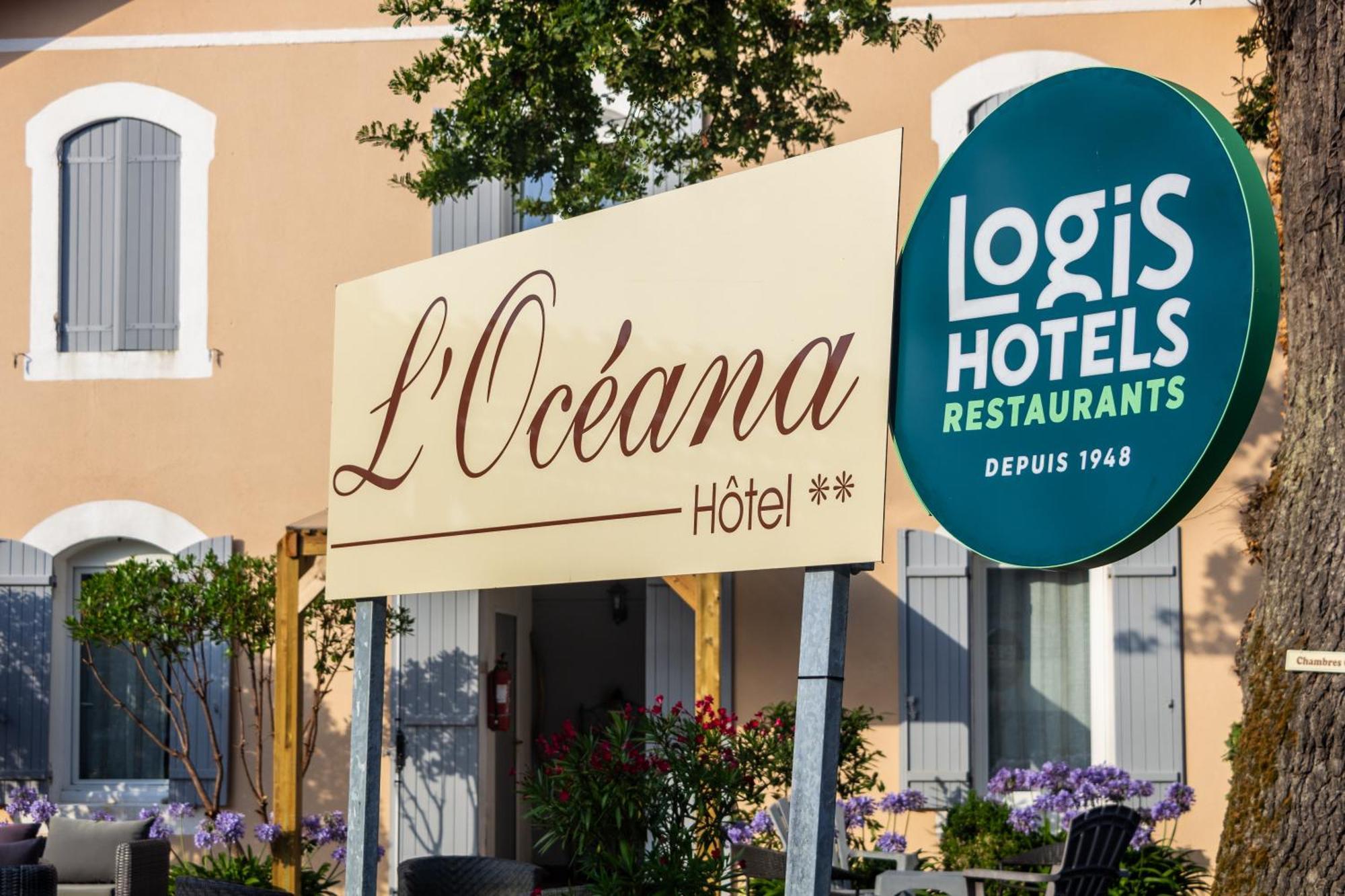 Logis Hotels - Hotel Et Restaurant L'Oceana Lanton Buitenkant foto